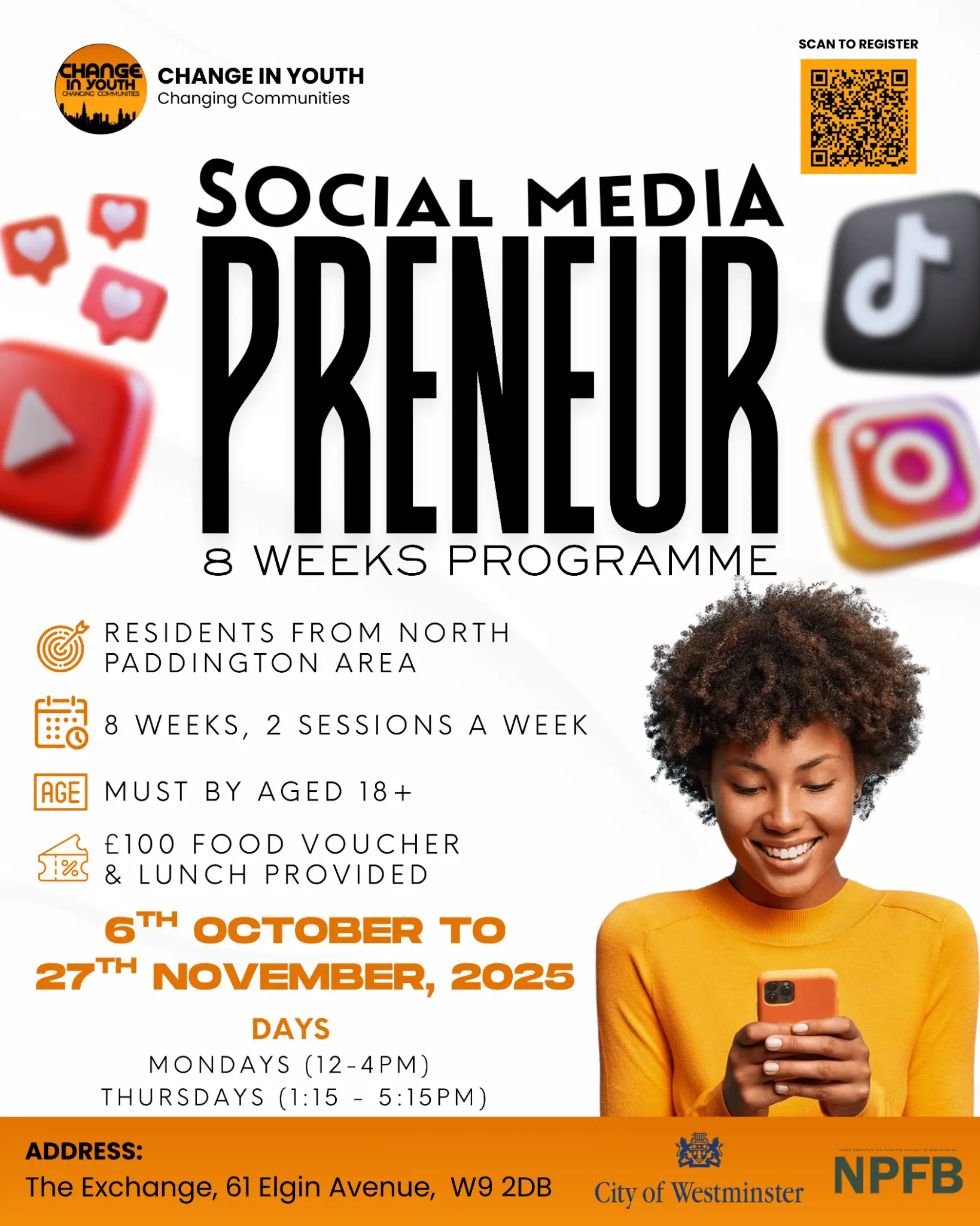 Social Media Preneur - 8 Weeks Programme (Light)